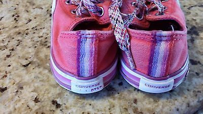 CONVERSE ALL STAR KIDS SIZE 7 LOW TOP CHUCK TAYLORS RED TODDLER