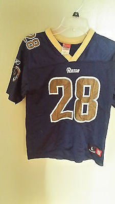 ST. LOUIS RAMS MARSHALL FAULK FOOTBALL JERSEY SIZE LARGE YOUTH