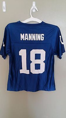 INDIANAPOLIS COLTS PEYTON MANNING FOOTBALL JERSEY SIZE 14-16 YOUTH