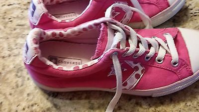 CONVERSE CHUCK TAYLOR LOW ONE STAR SNEAKER ADULT SIZE WMS 4 PINK POLKA DOTS