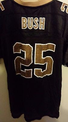 NEW ORLEANS SAINTS REGGIE BUSH FOOTBALL JERSEY SIZE XL YOUTH