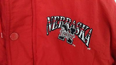 NEBRASKA HUSKERS STARTER WINTER COAT JACKET SIZE LARGE ADULT