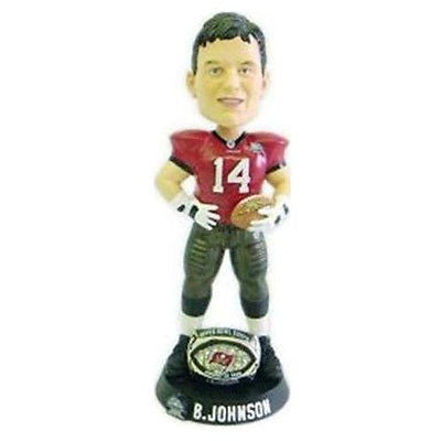 Tampa Bay Buccaneers NFL brad Johnson ring Super Bowl 37 Champ bobble head