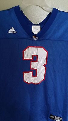 KANSAS JAYHAWKS ADIDAS FOOTBALL JERSEY SIZE XL ADULT