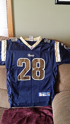 ST LOUIS RAMS MARSHALL FAULK FOOTBALL JERSEY SIZE LARGE 14/16 YOUTH
