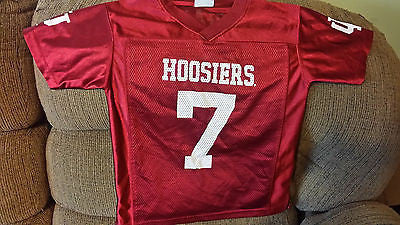 INDIANA HOOSIERS FOOTBALL JERSEY SIZE  8/10  YOUTH