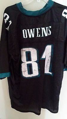 PHILADELPHIA EAGLES TERRELL OWENS FOOTBALL JERSEY SIZE XL  ADULT