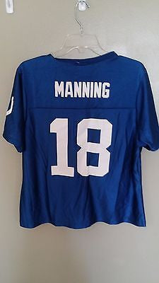 INDIANAPOLIS COLTS WOMANS PEYTON MANNING FOOTBALL JERSEY SIZE XL ADULT  62015