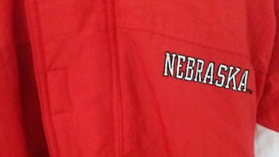 NEBRASKA HUSKERS STARTER WINTER COAT JACKET SIZE LARGE ADULT LARGE N