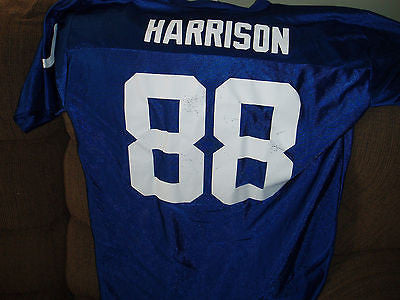 INDIANAPOLIS COLTS MARVIN HARRISON FOOTBALL JERSEY SIZE LARGE #2 ADULT