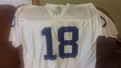 INDIANAPOLIS COLTS PEYTON MANNING  FOOTBALL JERSEY SIZE XL  ADULT