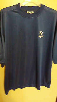 KANSAS CITY ROYALS LEE PULLOVER SHIRT SIZE 2XL ADULT