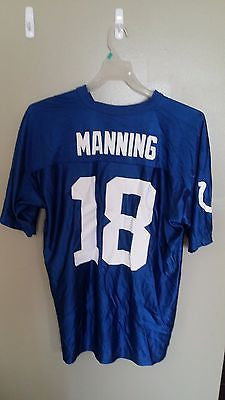 INDIANAPOLIS COLTS PEYTON MANNING FOOTBALL JERSEY JERSEY SIZE XL ADULT #62017