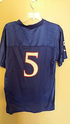 KANSAS JAYHAWKS ADIDAS  FOOTBALL JERSEY SIZE XL YOUTH