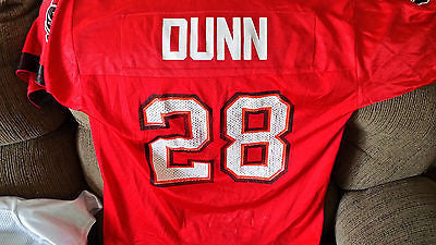 TAMPA BAY BUCCANEERS WARRICK DUNN FOOTBALL JERSEY SIZE MED ADULT LOGO ATHLETIC