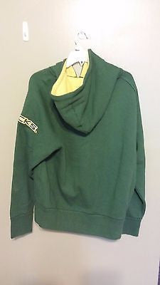 OREGON DUCKS FULL ZIP HOODED SWEATSHIRT SIZE LARGE ADULT COLOSSEUM