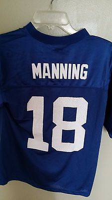 INDIANAPOLIS COLTS PEYTON MANNING FOOTBALL JERSEY SIZE L LARGE 14/16 YOUTH