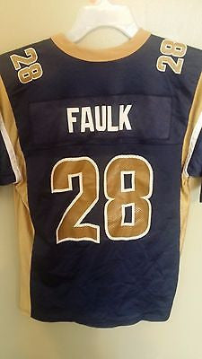 REEBOK ST LOUIS RAMS FOOTBALL JERSEY SIZE LARGE  YOUTH