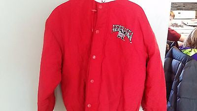 NEBRASKA HUSKERS STARTER WINTER COAT JACKET SIZE LARGE ADULT