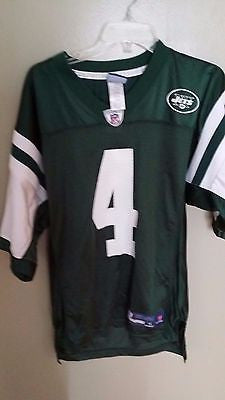 NEW YORK JETS BRETT FAVRE FOOTBALL JERSEY SIZE SMALL  ADULT NWT