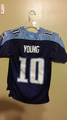 TENNESSEE TITANS VINCE YOUNG  FOOTBALL JERSEY SIZE MED 10-12 YOUTH