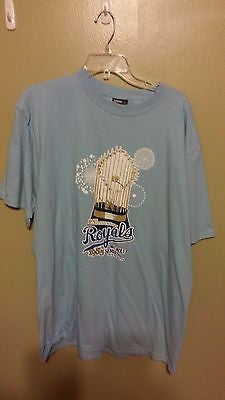 KANSAS CITY ROYALS WORLD CHAMPIONS 1985 BASEBALL T SHIRT SIZE XL  ADULT