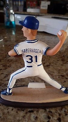KANSAS CITY ROYALS BRET SABERHAGEN  HOF STATUE STADIUM GIVEAWAY