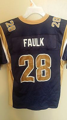 REEBOK ST LOUIS RAMS FOOTBALL JERSEY SIZE LARGE  YOUTH