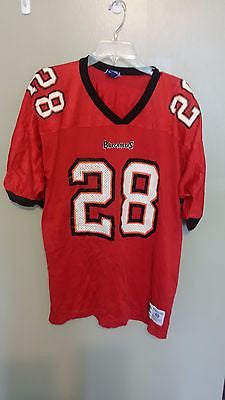 TAMPA BAY BUCCANEERS WARRICK DUNN FOOTBALL JERSEY SIZE 48 ADULT