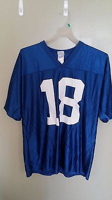 INDIANAPOLIS COLTS PEYTON MANNING FOOTBALL JERSEY JERSEY SIZE XL ADULT #62017