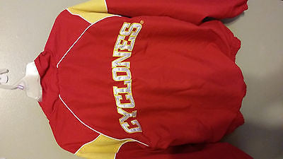 IOWA STATE CYCLONES LIGHTWEIGHT 1/4 ZIP PULLOVER JACKET SIZE SMALL ADULT