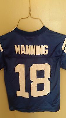 INDIANAPOLIS COLTS PEYTON MANNING FOOTBALL JERSEY SIZE 8 YOUTH #6