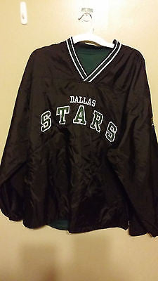 DALLAS STARS REVERSIBLE LIGHTWEIGHT JACKET SIZE XL  ADULT