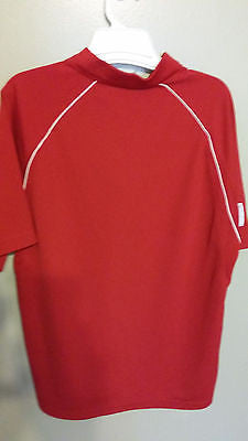 NEBRASKA HUSKERS ADIDAS CLIMACOOL  POLO SHIRT SIZE LARGE ADULT