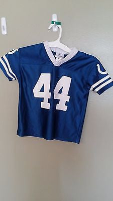 INDIANAPOLIS COLTS DALLAS CLARK FOOTBALL JERSEY SIZE SM 4-5 YOUTH