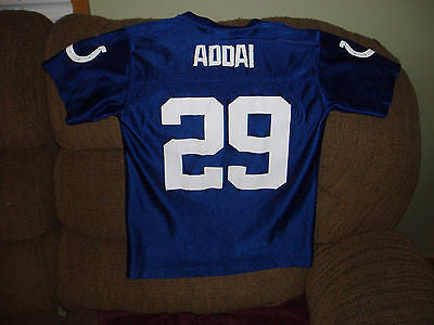 INDIANAPOLIS COLTS JOSEPH ADDAI  FOOTBALL JERSEY SIZE MED 10-12 #3 YOUTH