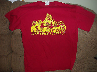 IOWA STATE CYCLONES WE ARE ONE T SHIRT SIZE MED  ADULT