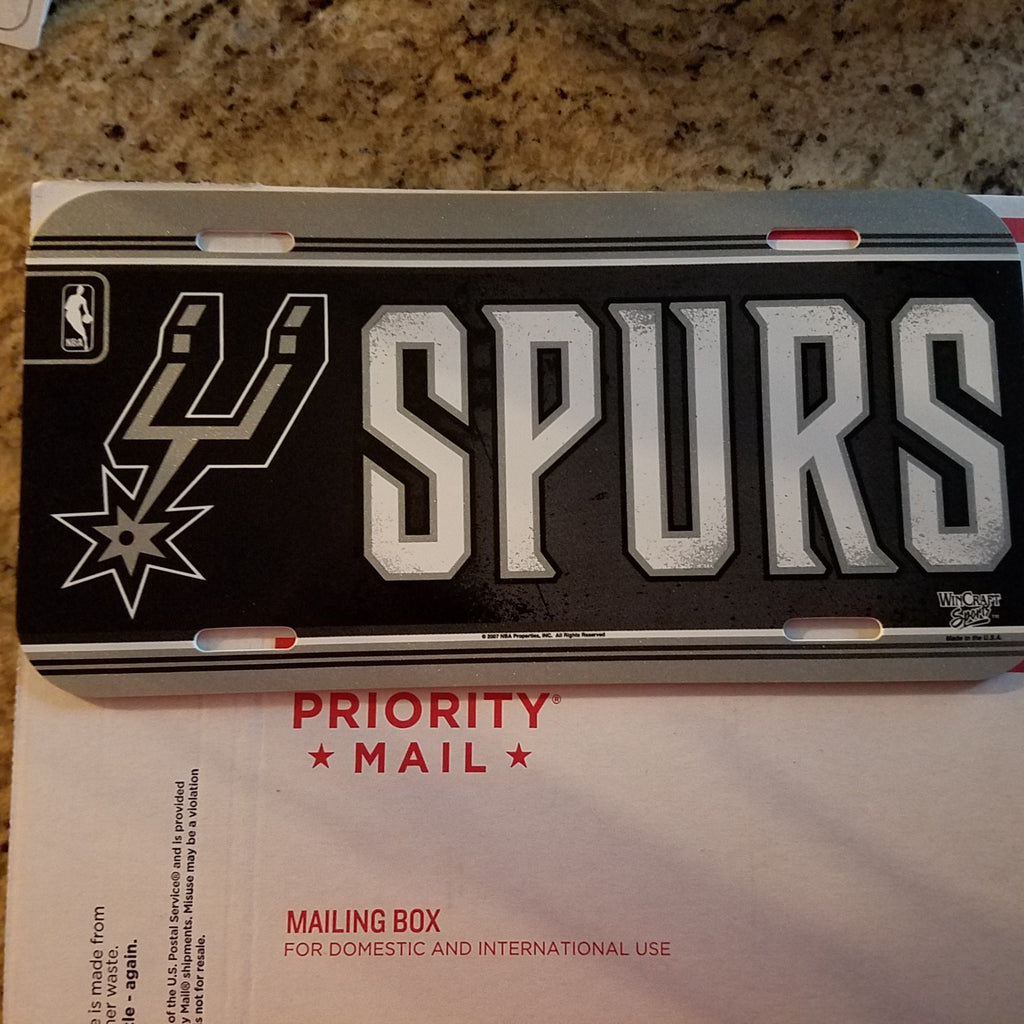 SAN ANTONIO SPURS CAR AUTO LICENSE PLATE STYLE 1