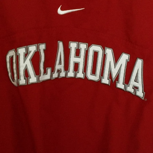 OKLAHOMA SOONERS NIKE LIGHTWEIGHT JACKET SIZE MED ADULT