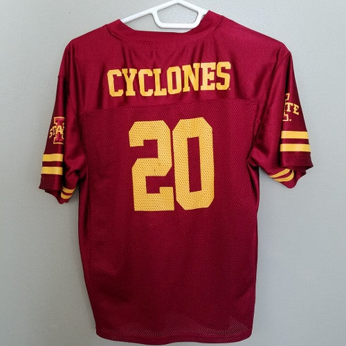 IOWA STATE CYCLONES #20 FOOTBALL JERSEY SIZE LARGE 16-18 YOUTH