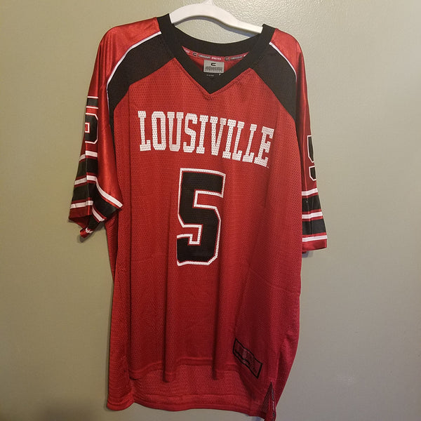 LOUISVILLE CARDINALS COLOSSEUM FOOTBALL JERSEY SIZE XL ADULT