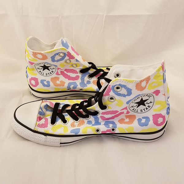 CONVERSE CHUCK TAYLOR HIGH TOP KISSES LIPS SNEAKER ADULT SIZE WN 9 MN 7
