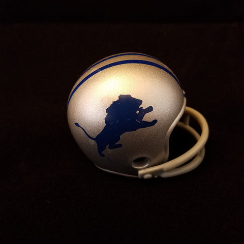 DETROIT LIONS THROWBACK 2 BAR POCKET PRO HELMET