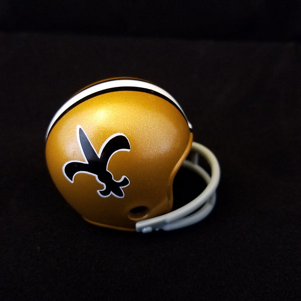 New Orleans Saints 2-Bar Throwback Pocket Pro Riddell