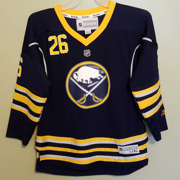 BUFFALO SABRES THOMAS VANEK  HOCKEY JERSEY SIZE  L/XL YOUTH