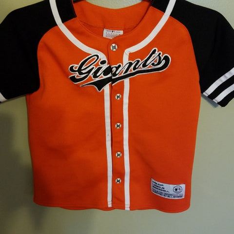 SAN FRANCISCO GIANTS BASEBALL JERSEY SIZE LARGE 6 YOUTH