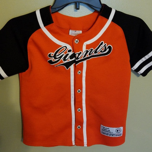 SAN FRANCISCO GIANTS BASEBALL JERSEY SIZE LARGE 6 YOUTH