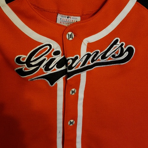 SAN FRANCISCO GIANTS BASEBALL JERSEY SIZE LARGE 6 YOUTH