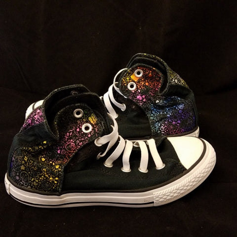 CONVERSE CHUCK TAYLOR MULTI COLORED HIGH TOP SNEAKER ADULT SIZE JUNIORS 3
