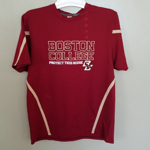 BOSTON COLLEGE EAGLES UNDER ARMOUR PERFORMANCE SHIRT SIZE SMALL ADULT